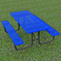 XT Series Picnic Table - Using Perforated Steel