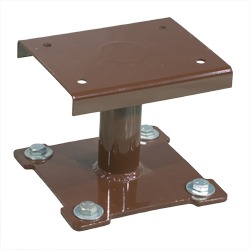 Elevated Pedestal Mounts for Round and Square Ash Receptacles