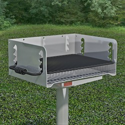 N/G-24 Galvanized Steel Charcoal Grill