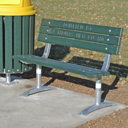 Channel Park Bench - Using Recycled Plastic