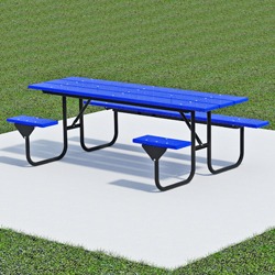 UT Series Side Accessible Picnic Table - Using Recycled Plastic
