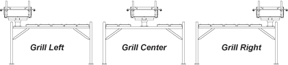 Grill Station Grill Location Drawing