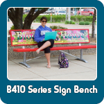 B410 Series Sign Bench