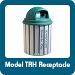 Model TRH Trash Receptacle