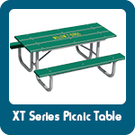 XT Series Picnic Table with Recycled Plastic top & seats