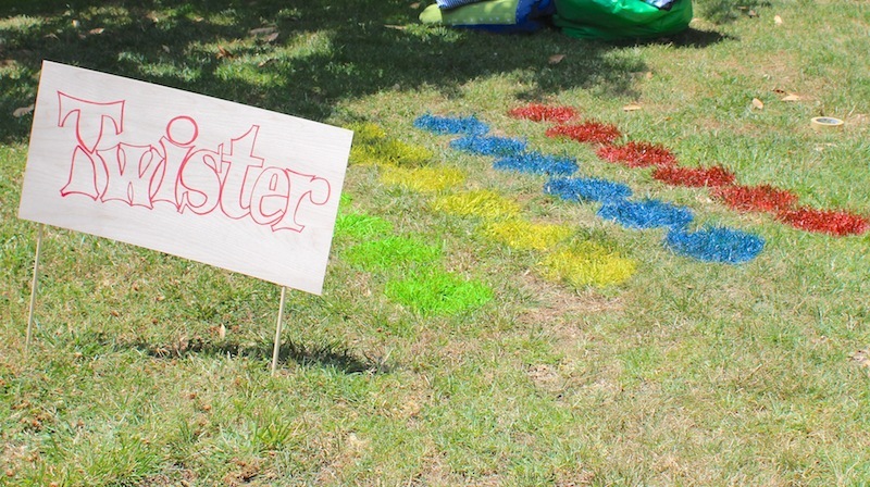 DIY twister game