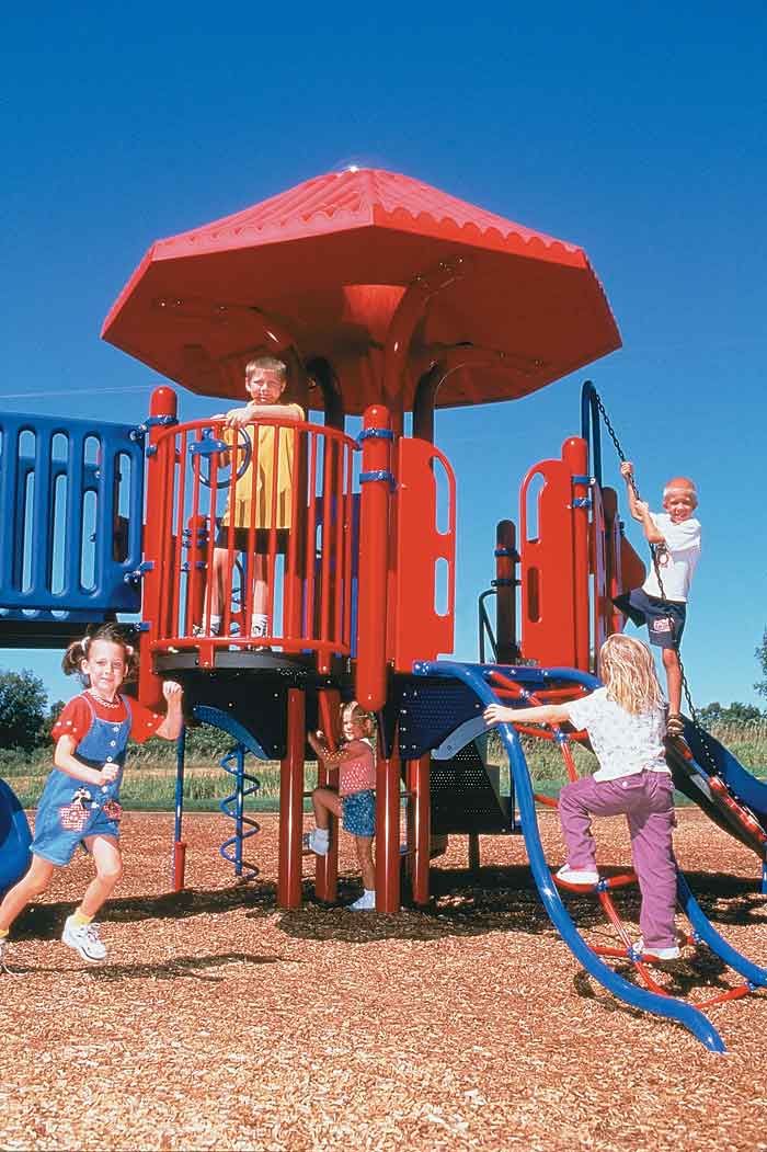 Kids on a playground