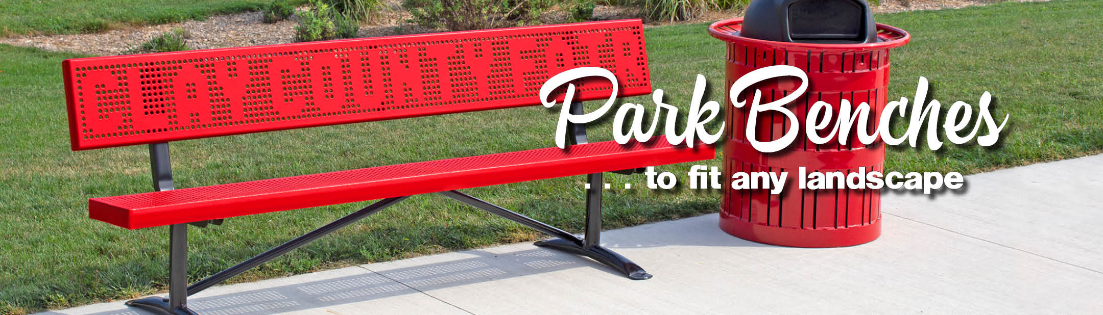 Pilot Rock Brand Park Benches