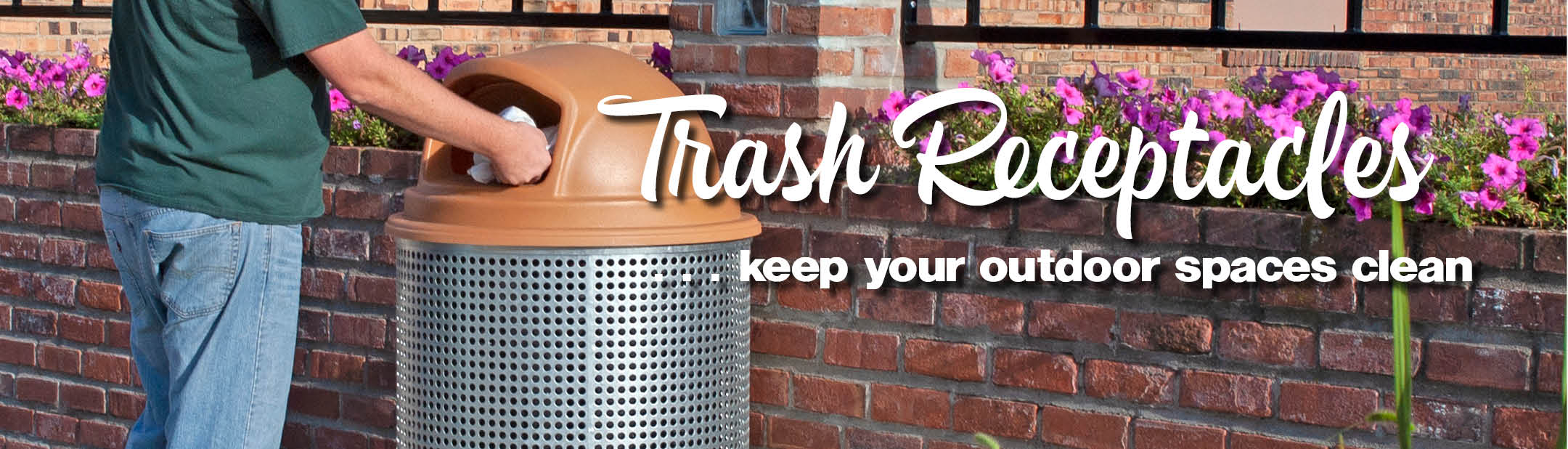 Pilot Rock Brand Trash Receptacles