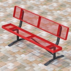Channel Park Bench - Using 2x12 Expanded Steel