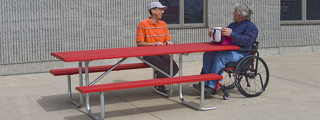 ADA Accessible Picnic Tables, Park Equipment