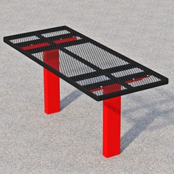 APTX Series Full Size Pedestal Utility Table - Using Steel