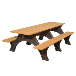 Recycled Plastic Picnic Table With Arched Frame - ART Series