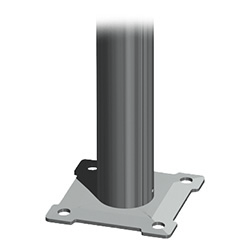 B17S Stainless Surface Mount Base Post
