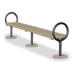 Silver Sioux Bench - Flat or Contour Seats - B40 Series