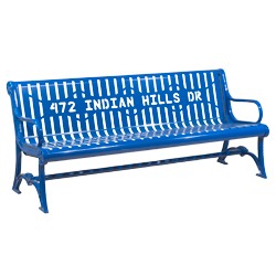 Oak Knoll Series Bench - Contour Seat