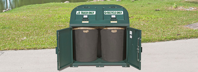 Bear Resistant Trash Receptacle BPRT-72