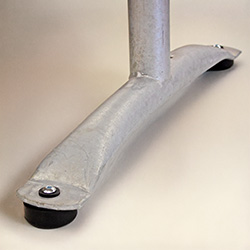 Bench Foot Pad - Shown on PCXB frame