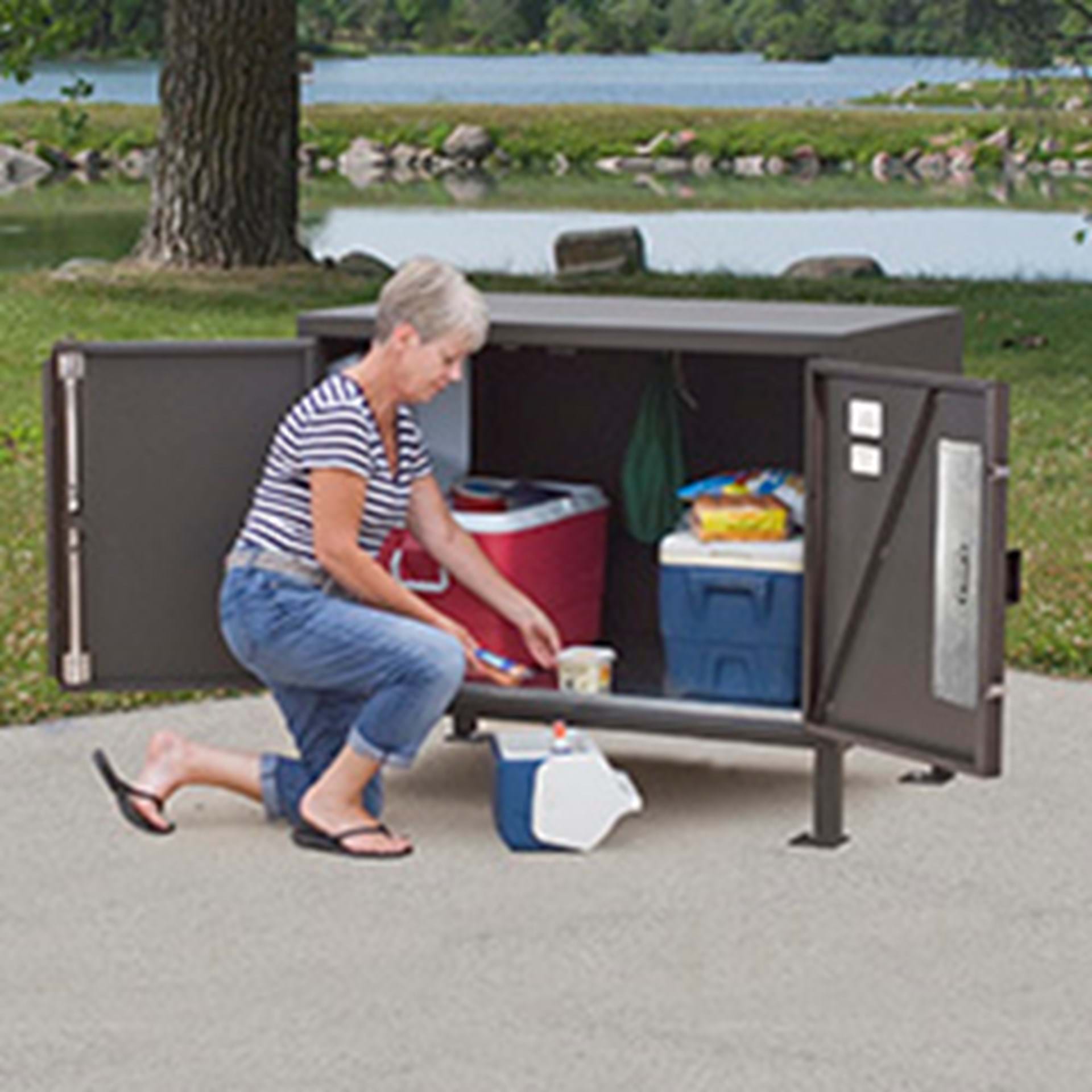 Model BPFL-25 Bear Resistant Food Locker, 25 cu. ft.