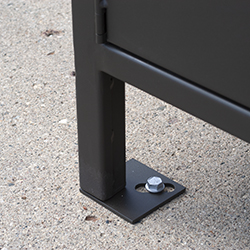 BPFL Food Locker Adjustable Foot Close Up BPFL Food Locker Adjustable Foot Close Up