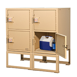 BPFL-T-18 Trail Side Locker 2 Units Speckled Tan Color