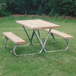 BTXG Series Lighter Duty Picnic Table - Using Lumber