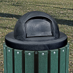 Lid - Round Plastic Dome With Arched Door