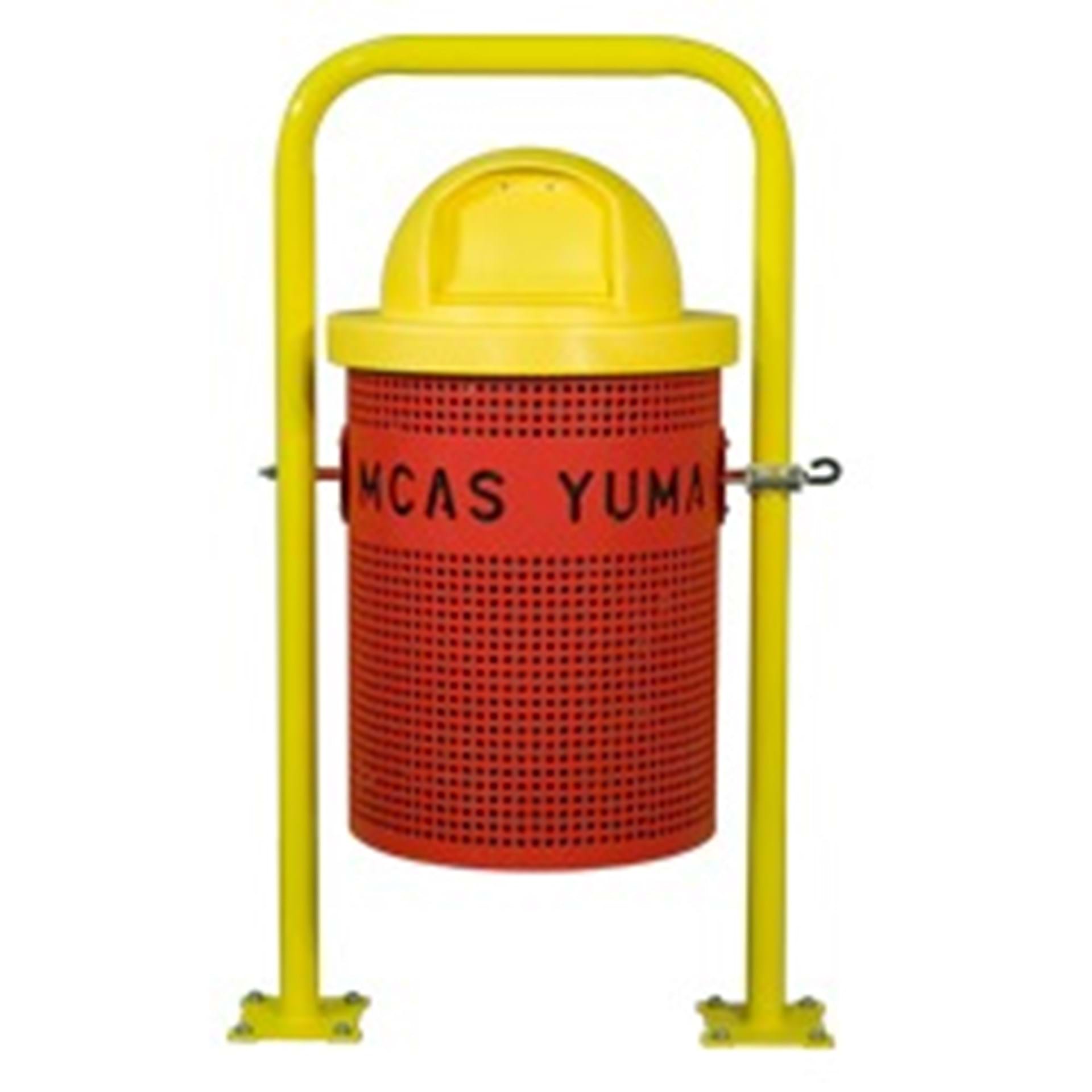 Tilting Trash Receptacle