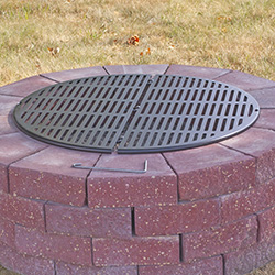 DIG-R35 Cooking Grate flat on fire pit DIG-R35 Cooking Grate flat on fire pit