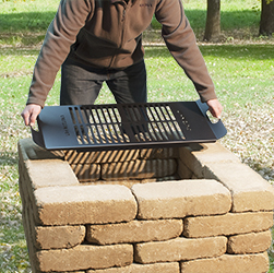 DIG-U4 Drop-In Grate with Pavers