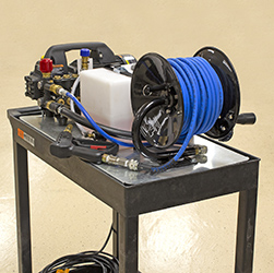 DMS-TNT350 Disinfecting Mister on Optional Cart. DMS-TNT350 Disinfecting Mister on Optional Cart.