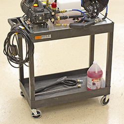 Utility Cart for Disinfectant Misting System
