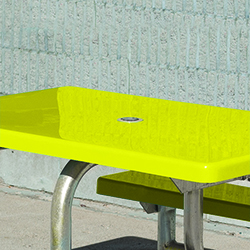 FCT Food Court Table Top Umbrella Hole Detail FCT Food Court Table Top Umbrella Hole Detail