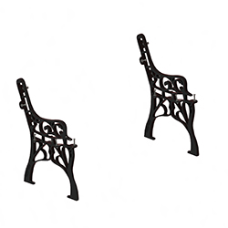 Cast iron online bench frame