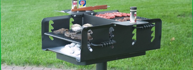 gå på arbejde Afdeling Villig N Series Charcoal Grill | Park Grill | Park Equipment | Pilot Rock