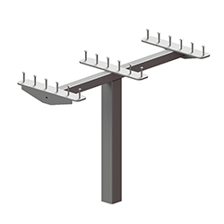 OWB-6FR Bench Frame Kit Only for Recycled Plastic