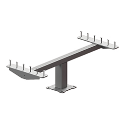 Frame Only Kit For Trailside, Single Pedestal Bench - OWB Series