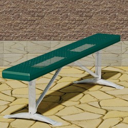 Athletic Bench - AB Series - Using 2x10 Expanded Steel