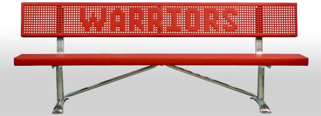 Model PCXB/G-8HR Bench with Custom Lettering Model PCXB/G-8HR Bench with Custom Lettering