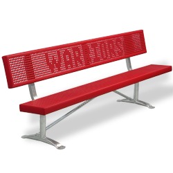 Channel Park Bench - Using 2x12 Perforated Steel