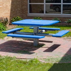 Square Pedestal Picnic Table - PQT Series