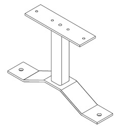 PWB- Trailside Bench End Frame PWB- Trailside Bench End Frame