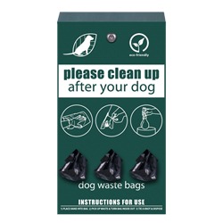 Pilot Rock Pet Waste Collection Station - Pet Waste Bags on a ROLL Dispenser Only - #PWS-D003