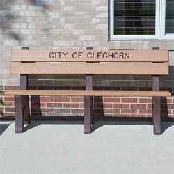 Engraved Lettering - For Benches, Tables and Trash Receptacles. 