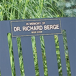 Plaques for Park Benches