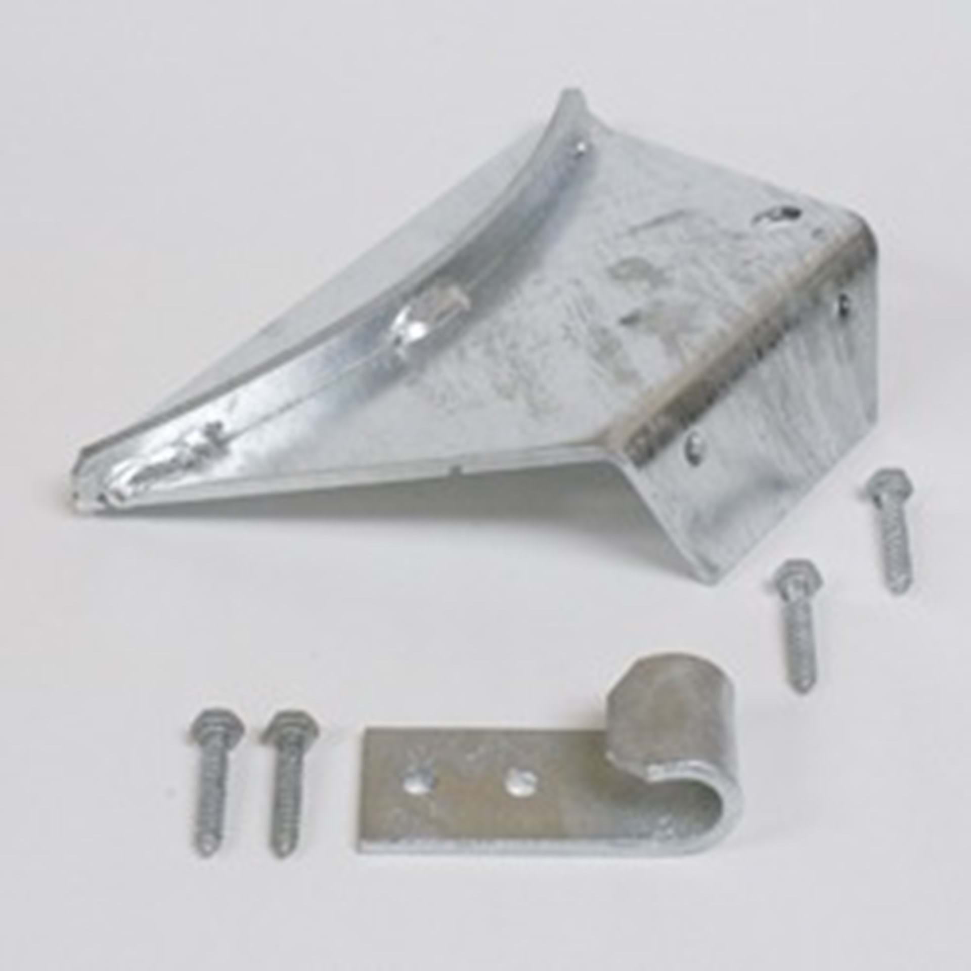 Trash Can Hanger - 6" x 6" Post Support Hardware Kit