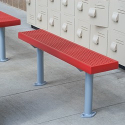 Athletic Bench - AB Series - Using 2x10 Perforated Steel.