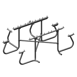 SQT3-G-4FR/E Picnic Table Frame Kit