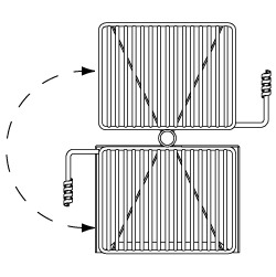 The Grate rotates 180 Degrees