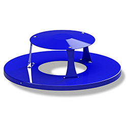 T/CU-2410R round steel lid with rain cover T/CU-2410R round steel lid with rain cover